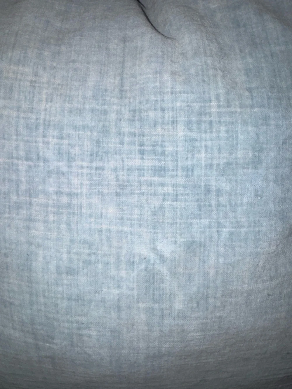 West Elm Pillow 20x20 includes insert Light Blue Linen Throw PillowHome Accents